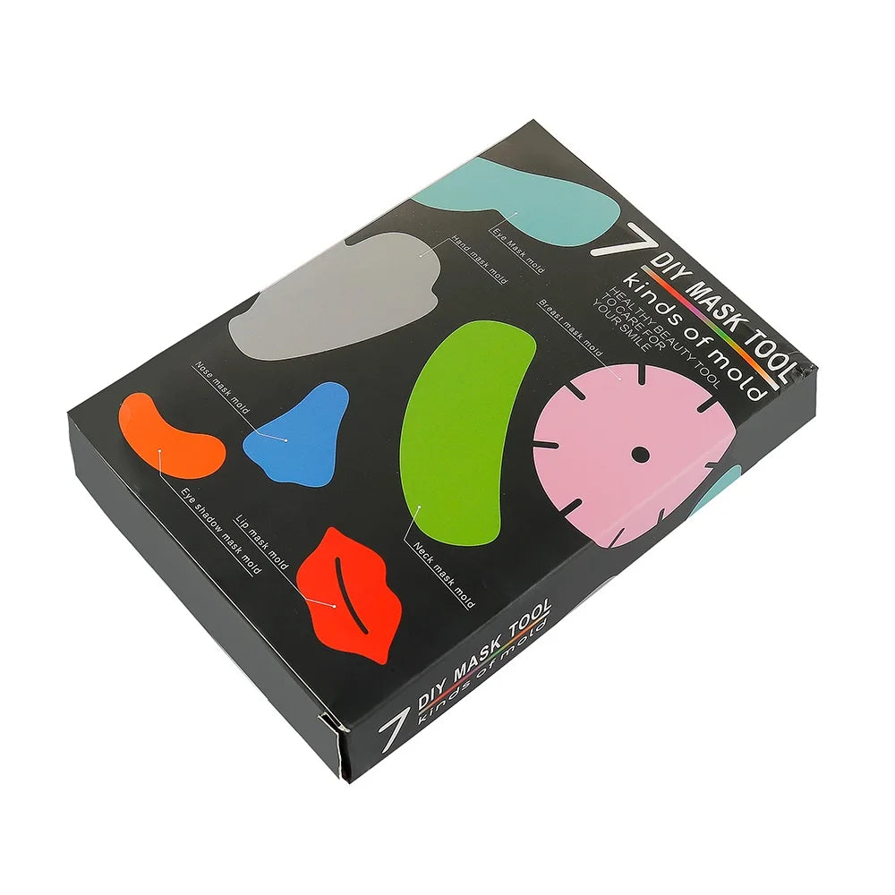 DIY Mini Face Mask Maker Automatic Vegetable Natural Collagen Fruit Face Mask Machine Skin Care Brush wtih 10Pcs Mask Molds