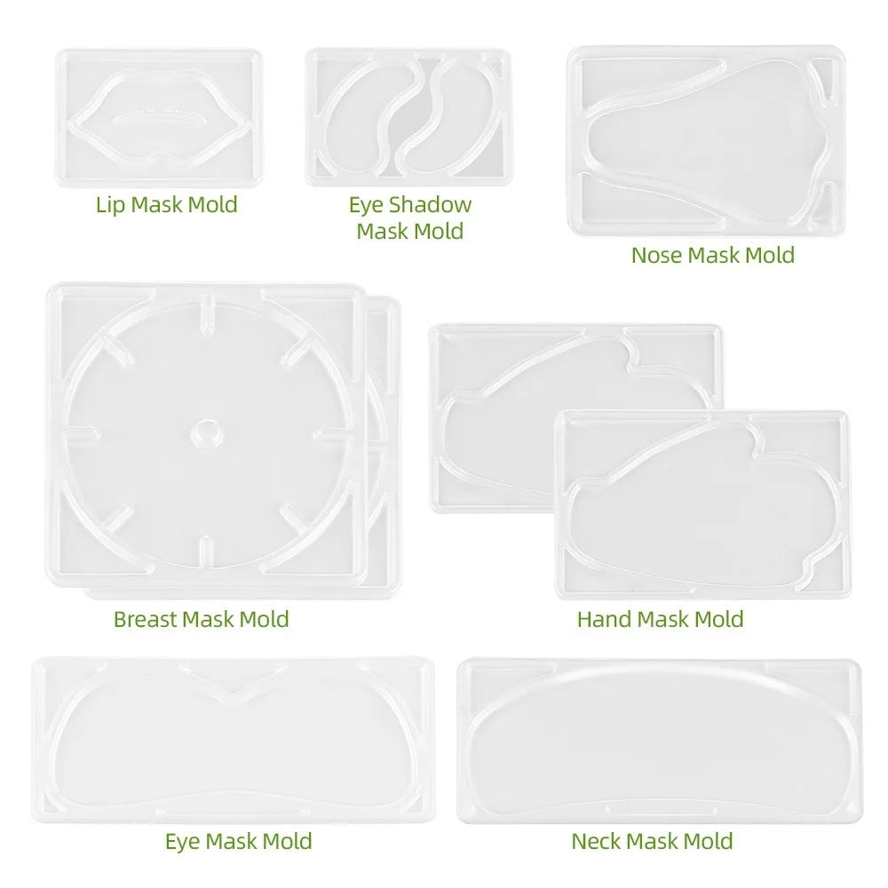 DIY Mini Face Mask Maker Automatic Vegetable Natural Collagen Fruit Face Mask Machine Skin Care Brush wtih 10Pcs Mask Molds