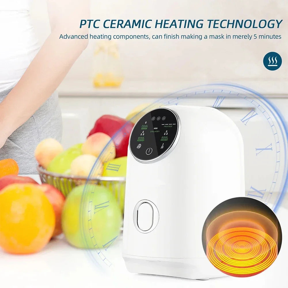 Face DIY Mask Machine Self-Make Natural Fruit DIY Vegetable Juice Collagen Maker Home Use Beauty Salon SPA Skin Care Mask Device