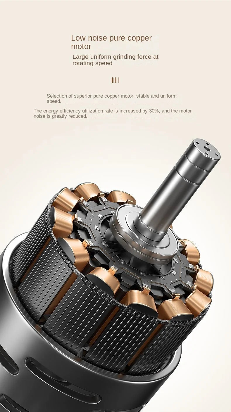 Portable Coffee Grinder Electric USB Rechargeable Home Outdoor Blenders Profession Adjustable Coffee Beans Grinding for Kitchen