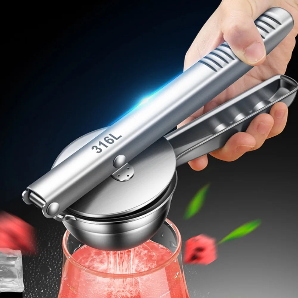 316 Stainless Steel Manual Juicer Processor Lemon Squeezer Orange Fruit Household Lemon Clip Fruit Pressing Kitchen Accessories