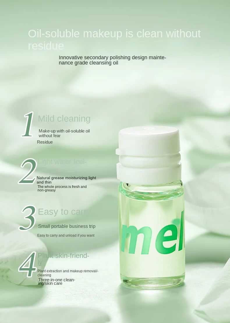 Camellia Deep Cleansing Rapid Milk Makeup Remover Oil Eye & Face Vegan Make-Up Remover 20pcs Set