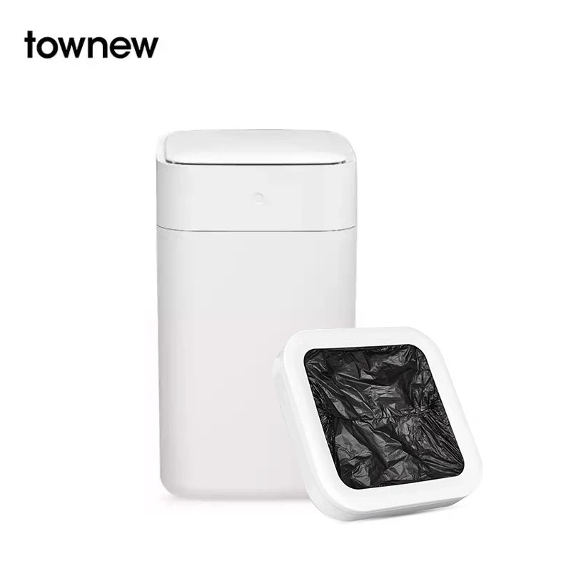 Townew T1S Smart Sensor Kitchen Garbage Bin Waterproof Home Bathroom Garbage With Lid Sensing Garbage Bin Automatic Packaging
