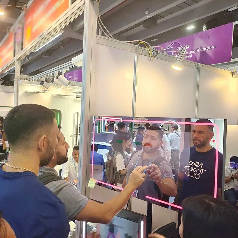 Customized Smart Magic Mirror Full Function Glass Smart Android Tv Mirror Smart Led Bathroom Mirror with Touch Screen Hotel