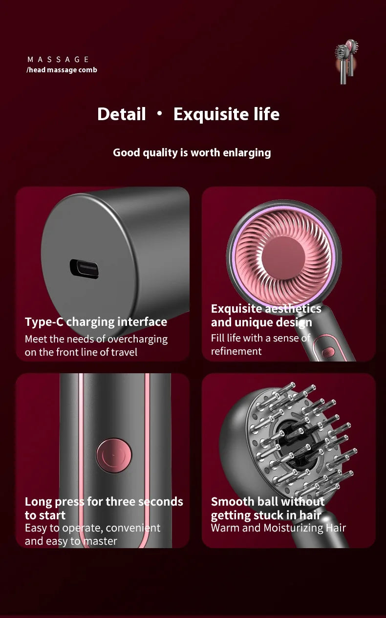 Massageador Capilar Portátil