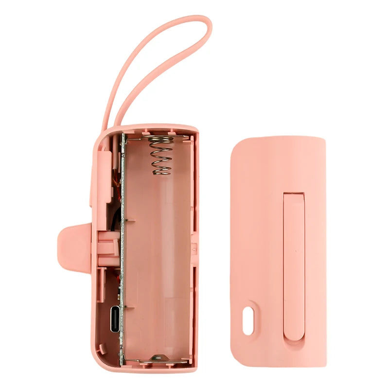 Mini Portable 21700 Battery Case Battery Power Charger DIY Case Power Bank Enclosure Battery Case for21700 /18650 Batteries