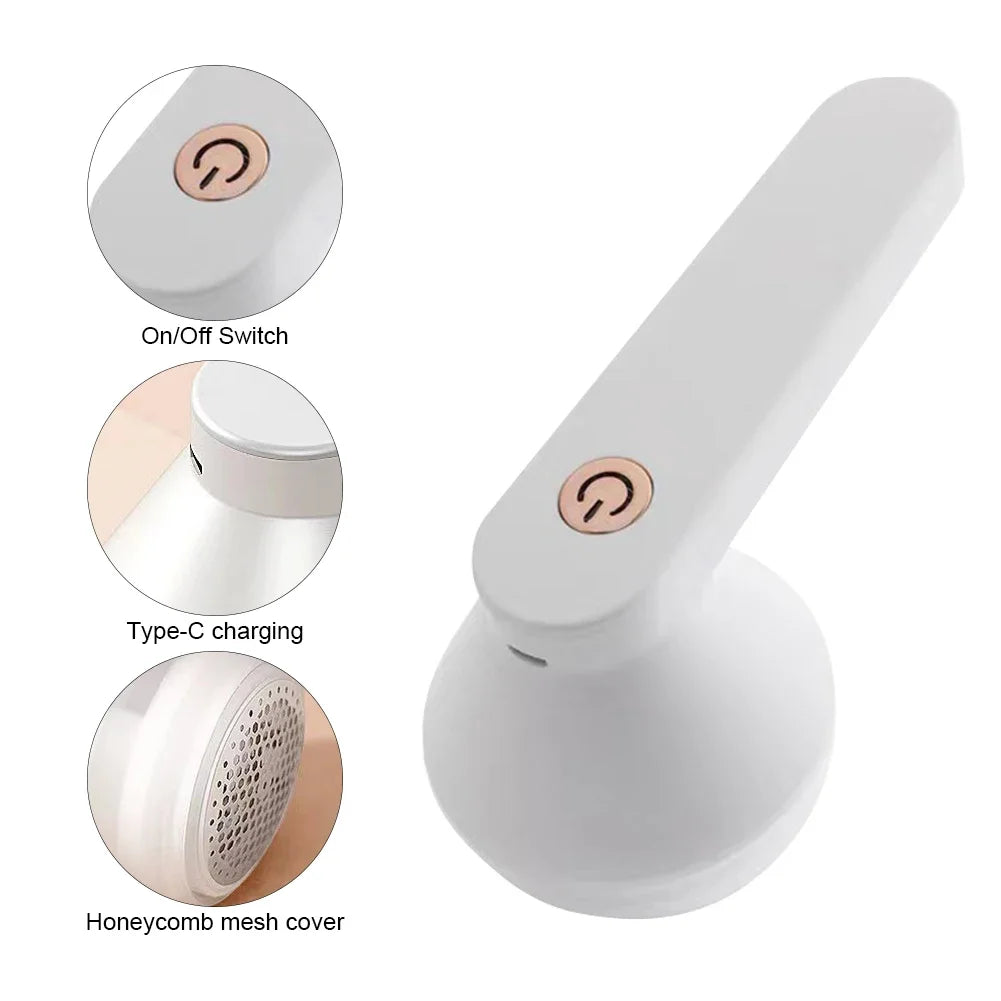 Electric Lint Remover USB Electric Rechargeable Hair Ball Trimmer Portable Fuzz Remover Reels Removal Device for Clothes Sweater