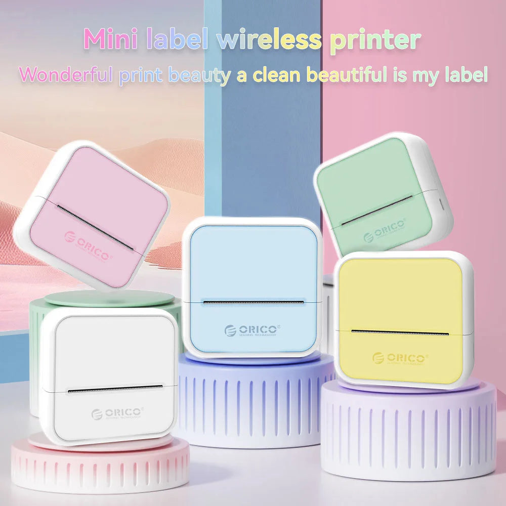 Mini impressora térmica portátil