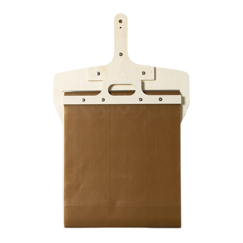 Sliding Pizza Peel Pizza Sliding Spatula Non-stick Wooden Pizza Peel Shovel Multifunction with Handle for Pizza Baking