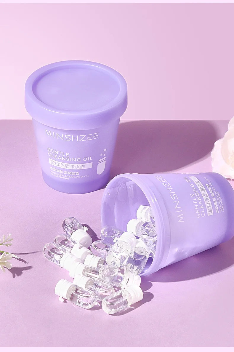 Camellia Deep Cleansing Rapid Milk Makeup Remover Oil Eye & Face Vegan Make-Up Remover 20pcs Set