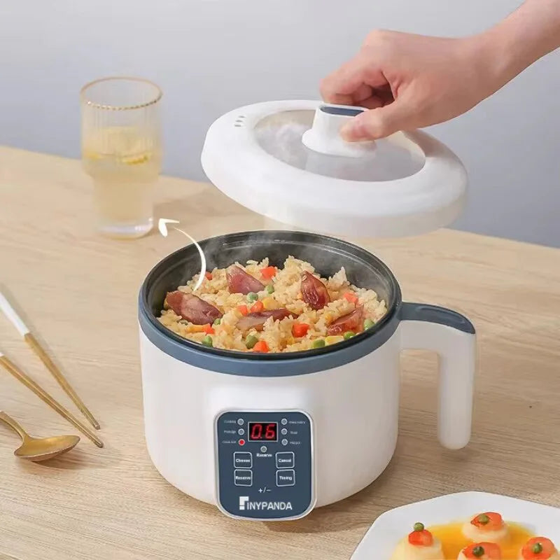 Mini Electric Rice Cooker Single Double Layer Intelligent Automatic Home Kitchen Cooker 1-2 People MultiCooker Steamed Rice Pot