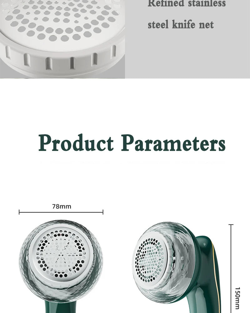 Electric Lint Remover For Clothing Hair Ball Trimmer Fuzz Clothes Sweater Carpet Fluff Spool Shaver USB Rechargeable