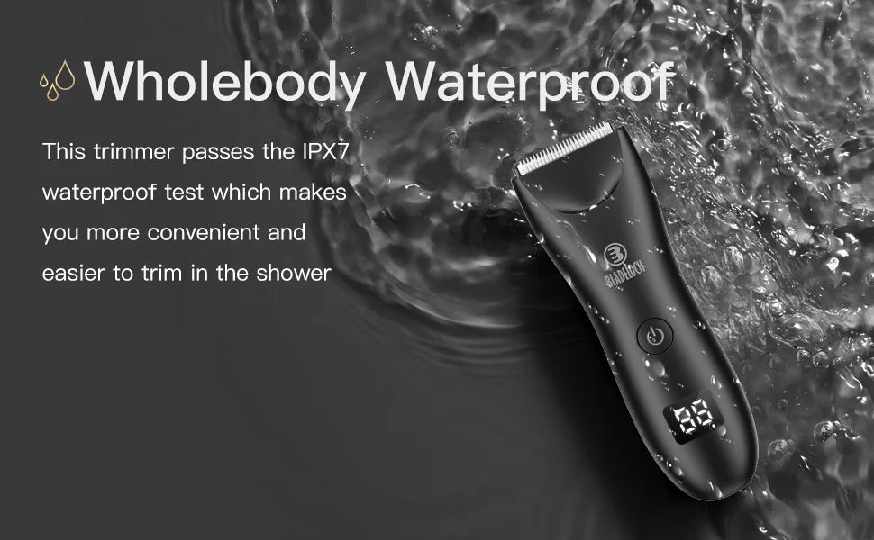 Mens Body Hair Trimmer Balls Shaver for sensitive areas Hair Removal Bikini Trimmer Groin & Body Shaver Groomer Arm Beard Razor