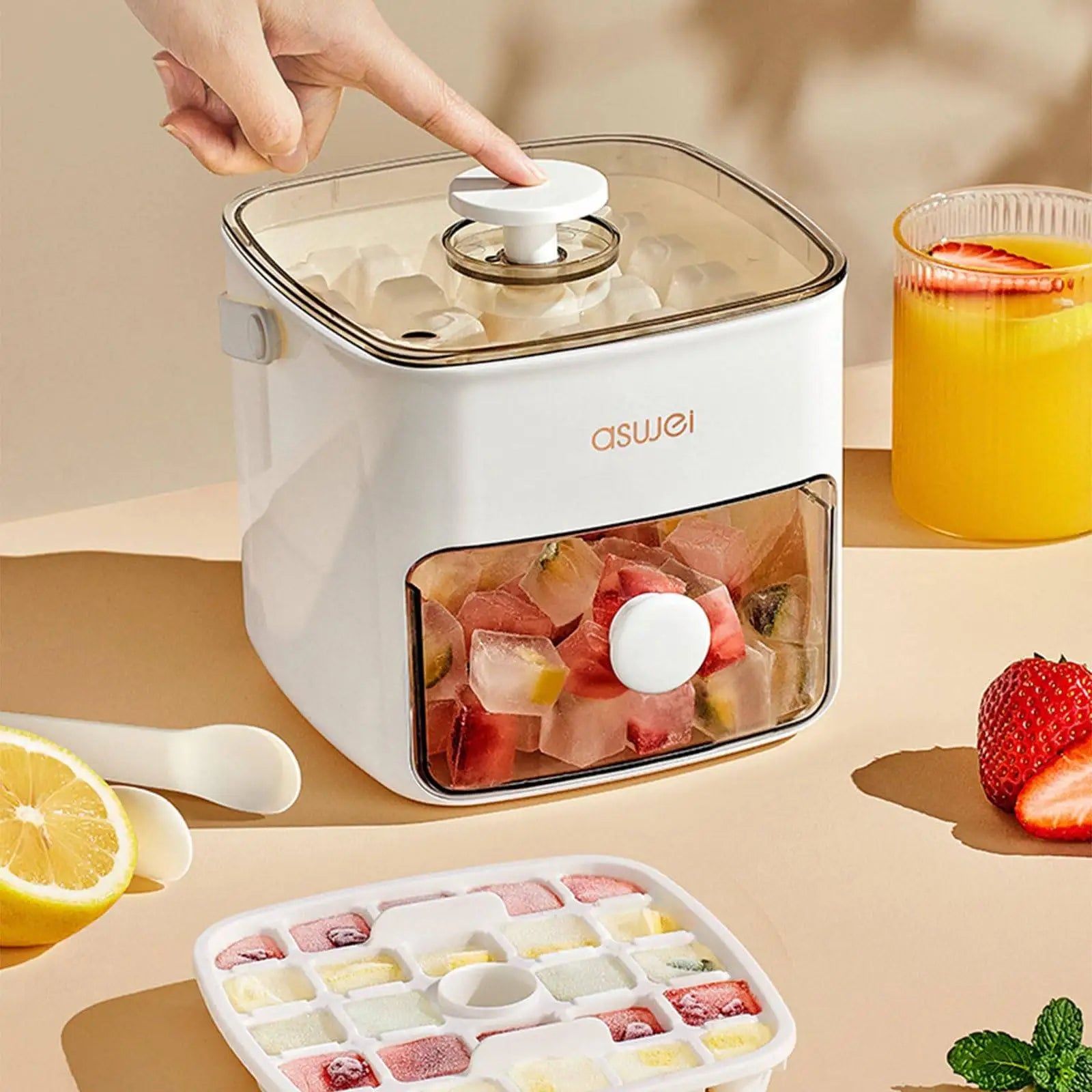 Forma de Gelo Grande Antiderrapante