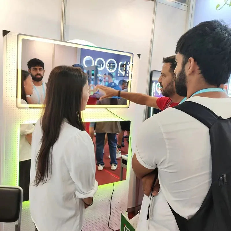 Customized Smart Magic Mirror Full Function Glass Smart Android Tv Mirror Smart Led Bathroom Mirror with Touch Screen Hotel