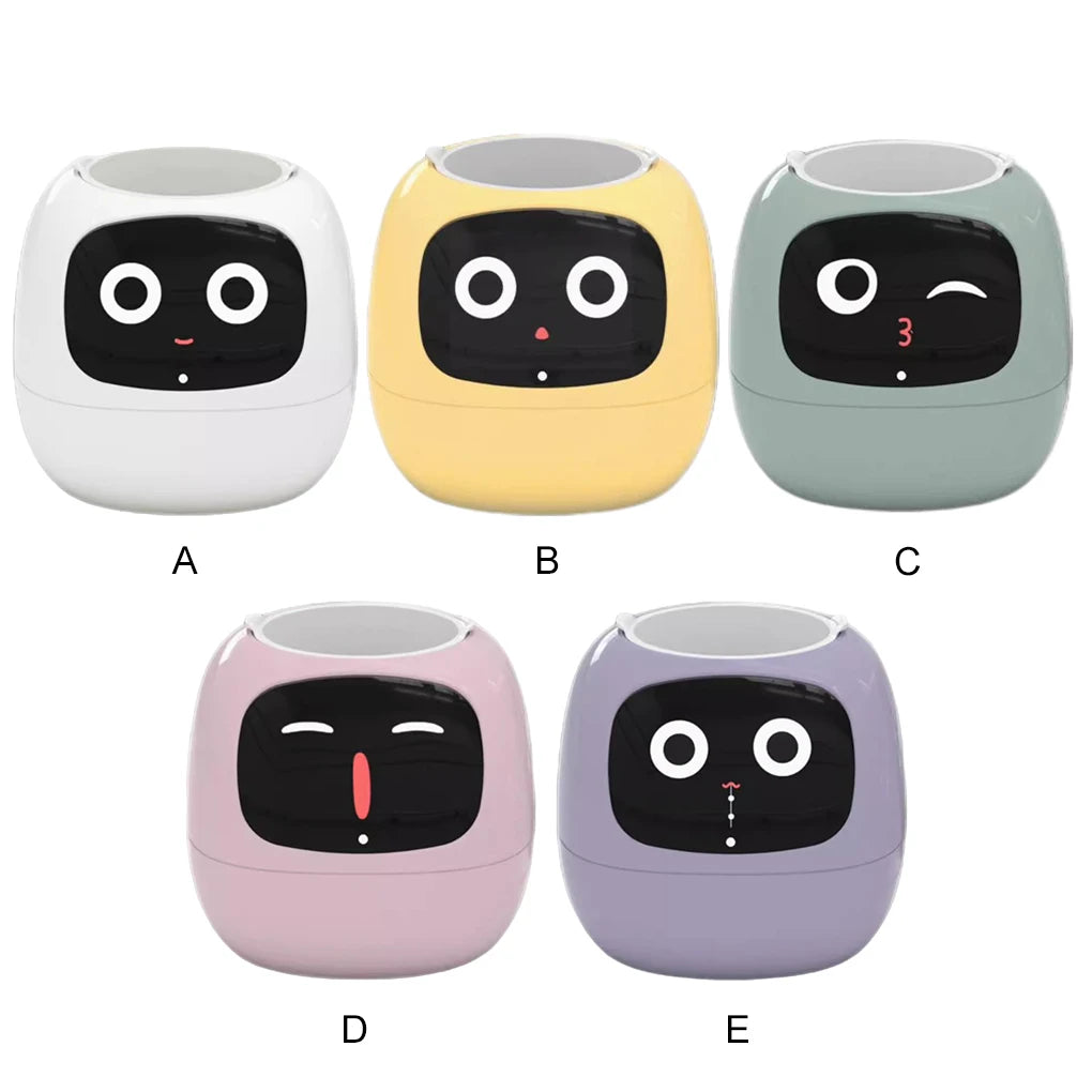 Smart Flowerpots Plant Cute Pet Intelligent Lazy Automatic Suction Flower Shape USB Rechargeable Indoor Plant Small Flower Pot