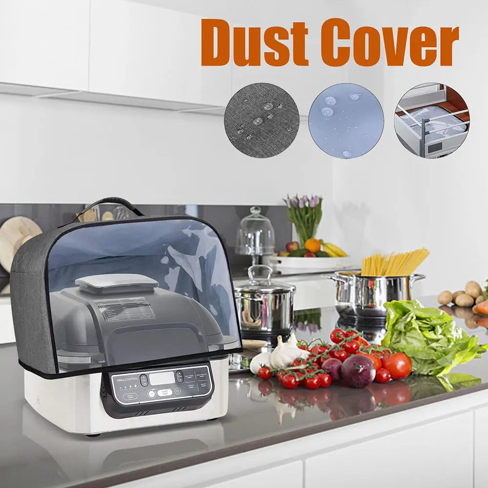 Toaster Cover Durable Kitchen Air Fryer Microwave Dust Cover Household Bread Baking Hood For Ninja Foodi Grill Accessories Tools