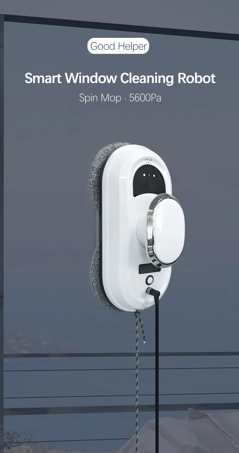 Intelligent Window Cleaning Robot, Electric Glass Cleaner with Remote Control for Home High-Rise Balcony Windows window cleaner