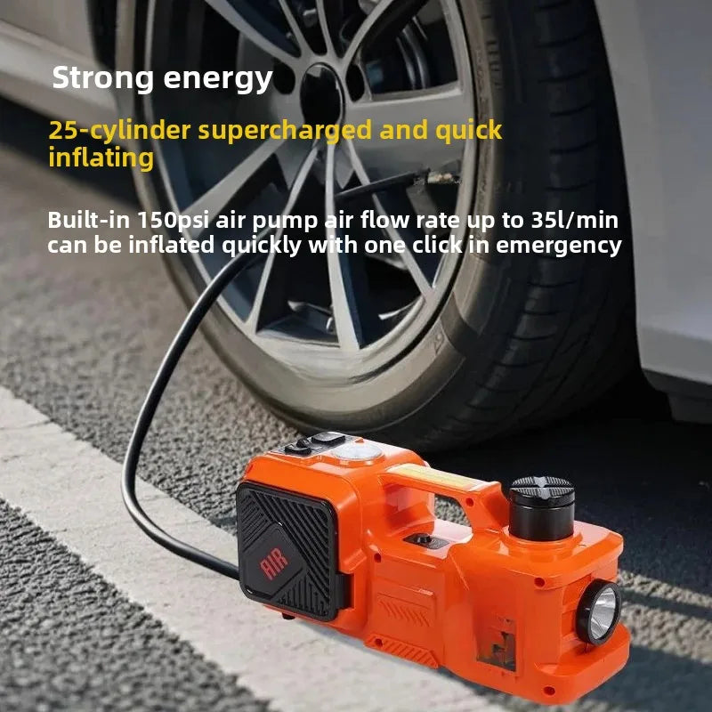 Car electric jack, for automobiles