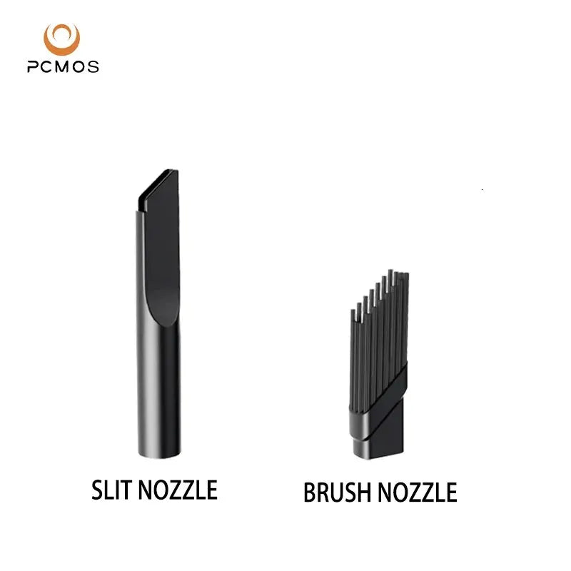 PCMOS 1PC Wireless Vacuum Cleaner Dual Use for Home and Car High Power Powerful Vacuum Cleaner Black