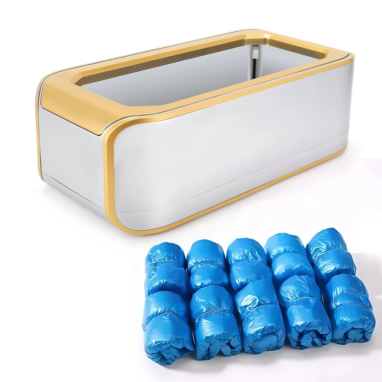 Automatic Shoe Covers Dispenser Shoe Cover Machine with Disposable Non Slip Covers Portable Shoe Covers Machine for Indoors Home