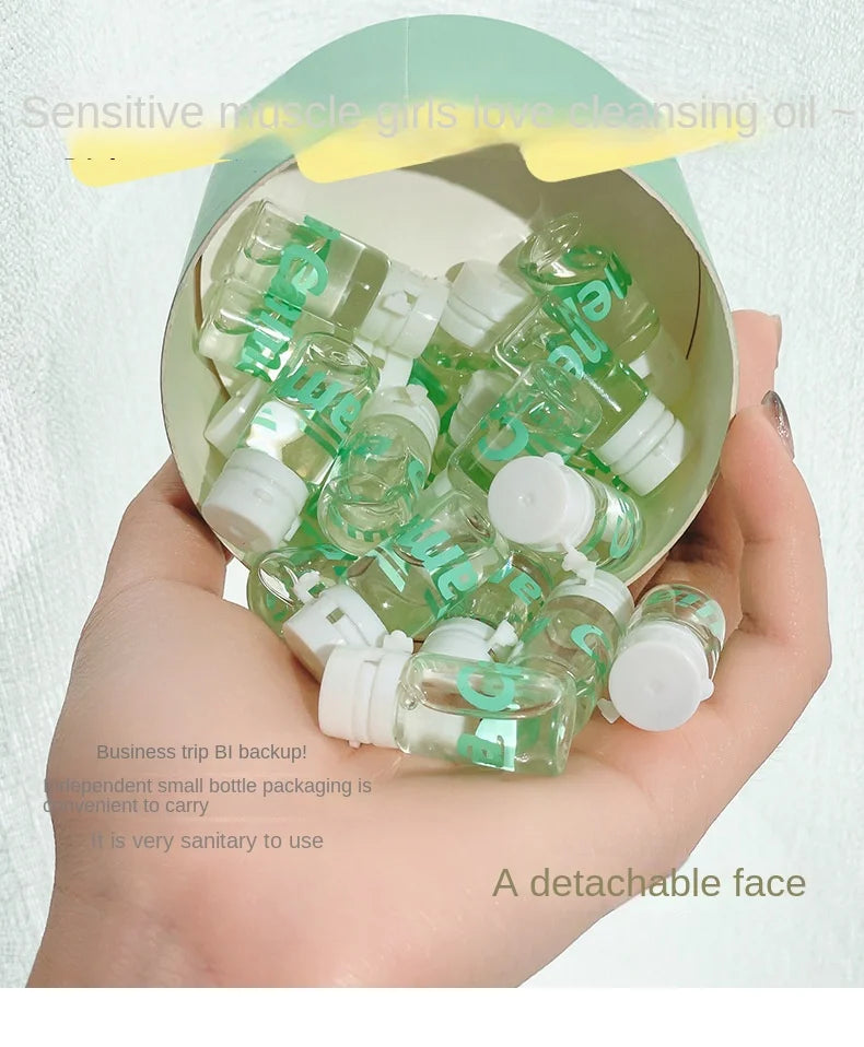 Camellia Deep Cleansing Rapid Milk Makeup Remover Oil Eye & Face Vegan Make-Up Remover 20pcs Set