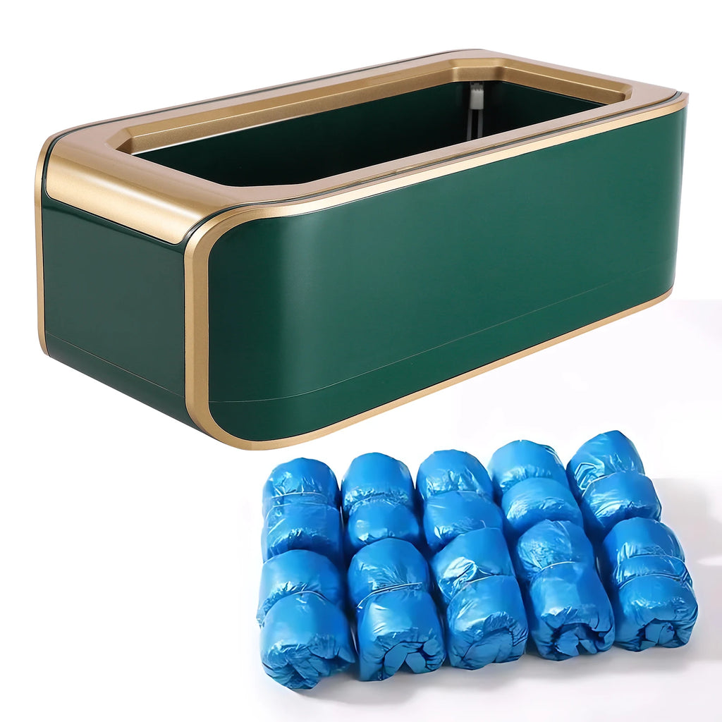 Automatic Shoe Covers Dispenser Shoe Cover Machine with Disposable Non Slip Covers Portable Shoe Covers Machine for Indoors Home