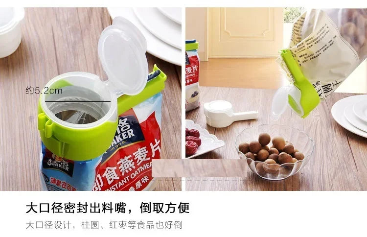 1PC Creative Food Preservation Sealing Clip Plastic Snack Storage Bag Clips Packing for Food Kitchen Accessories