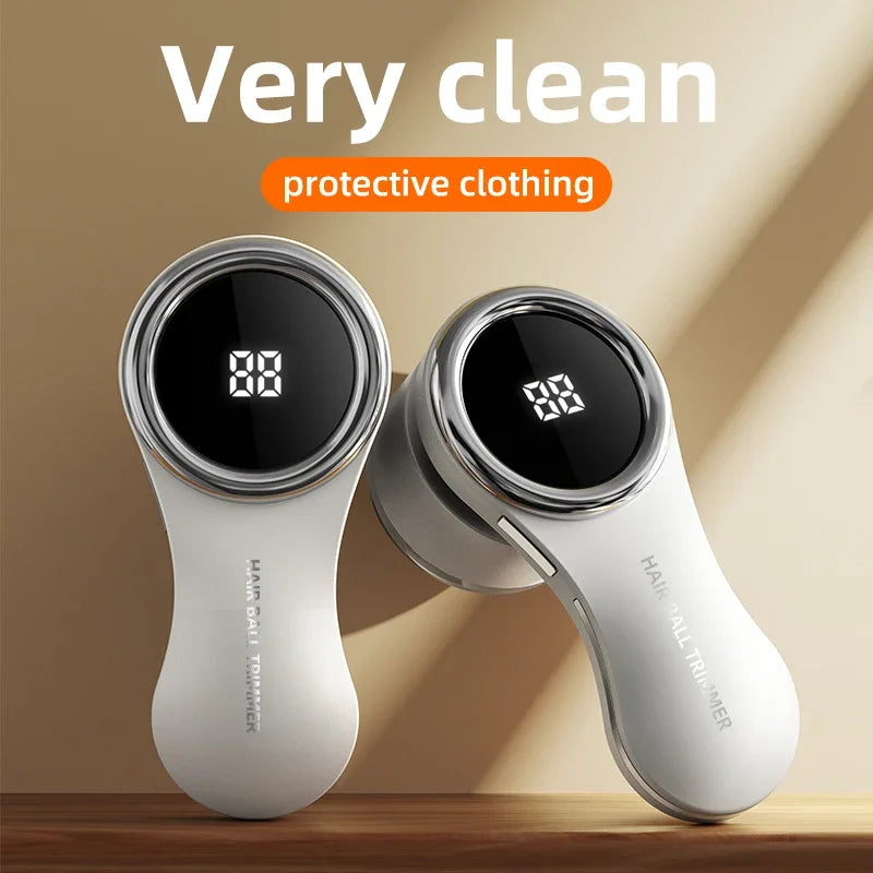 Electric Lint Remover for Clothes LCD Display USB Rechargeable Portable Hair Balls Fuzz Removers Household Fabric Shaver
