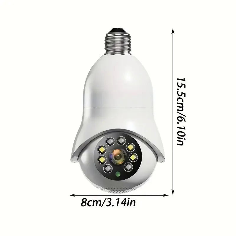 Lightbulb Security Camera Outdoor WiFi Video Surveillance 1080P Camera Home Security Monitor  Full Color Night Visi Camera