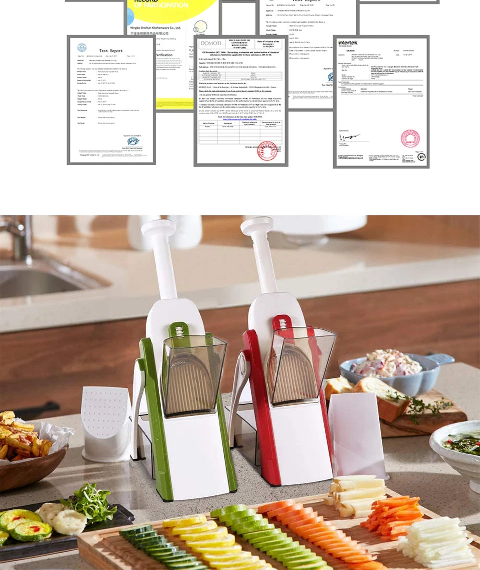 Cortador e Fatiador de Legumes Multifuncional