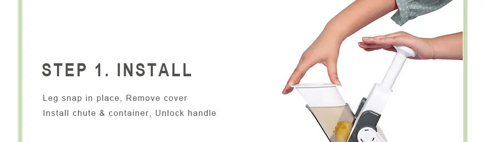 Cortador e Fatiador de Legumes Multifuncional