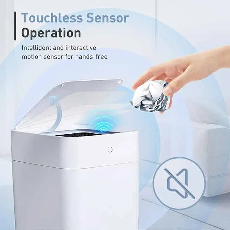 Townew T1S Smart Sensor Kitchen Garbage Bin Waterproof Home Bathroom Garbage With Lid Sensing Garbage Bin Automatic Packaging
