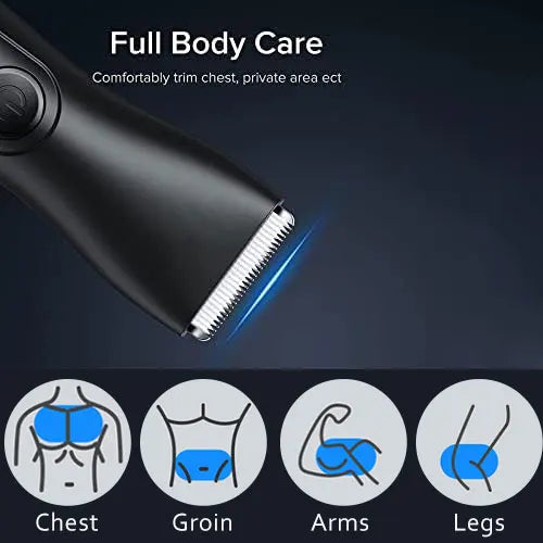 Mens Body Hair Trimmer Balls Shaver for sensitive areas Hair Removal Bikini Trimmer Groin & Body Shaver Groomer Arm Beard Razor