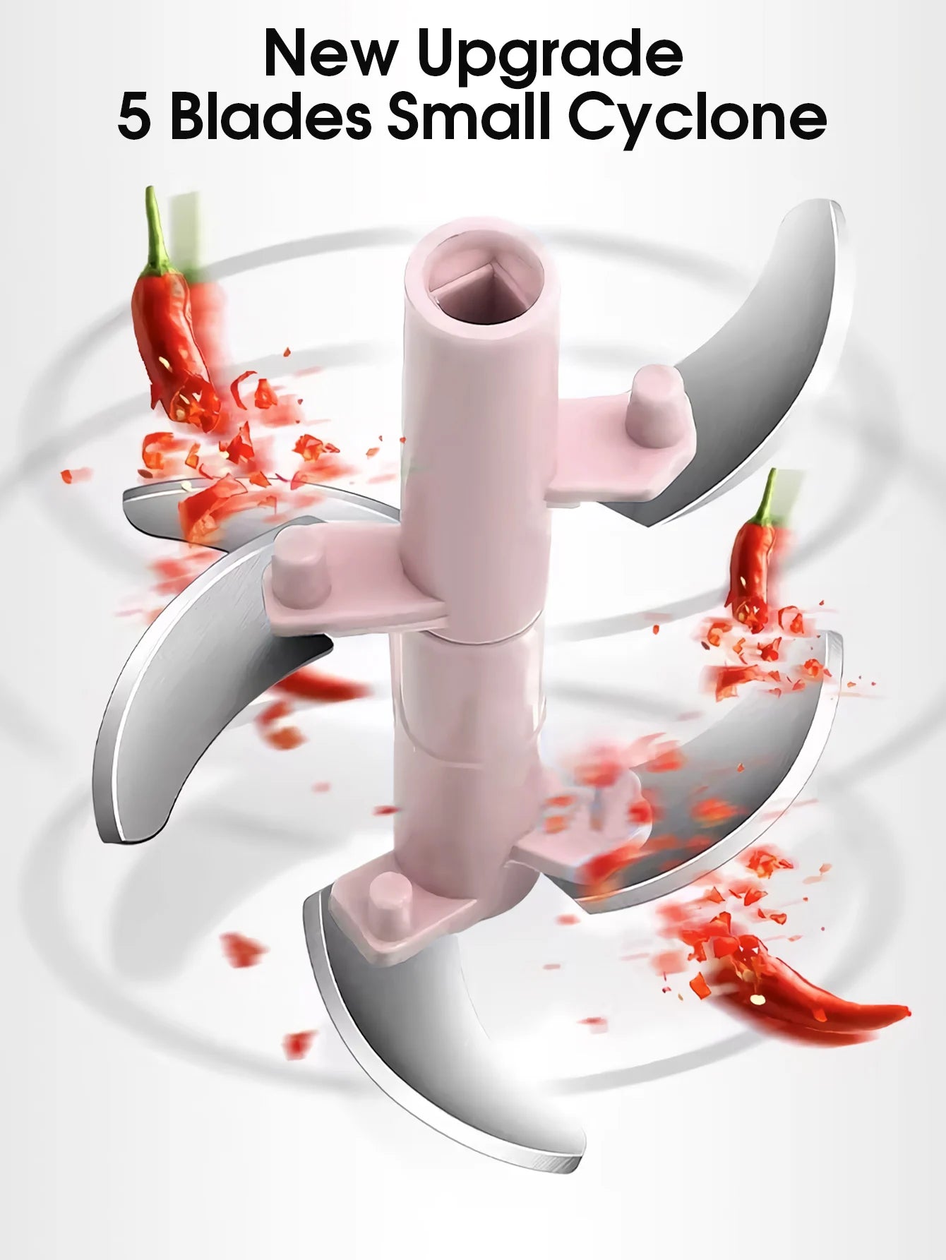 Home Kitchen Manual Ginger Grinder Garlic 500ml/900ml Mud Splasher Multifunctional Food Vegetable Cutter Handheld Meat Grinder