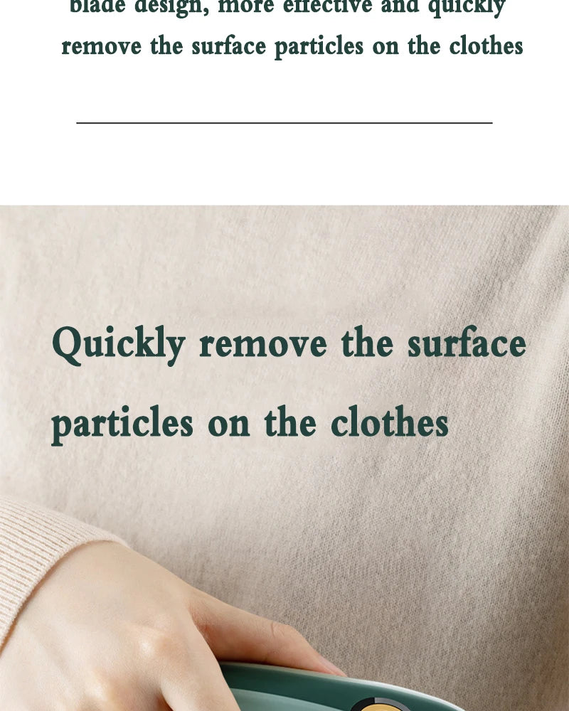 Electric Lint Remover For Clothing Hair Ball Trimmer Fuzz Clothes Sweater Carpet Fluff Spool Shaver USB Rechargeable