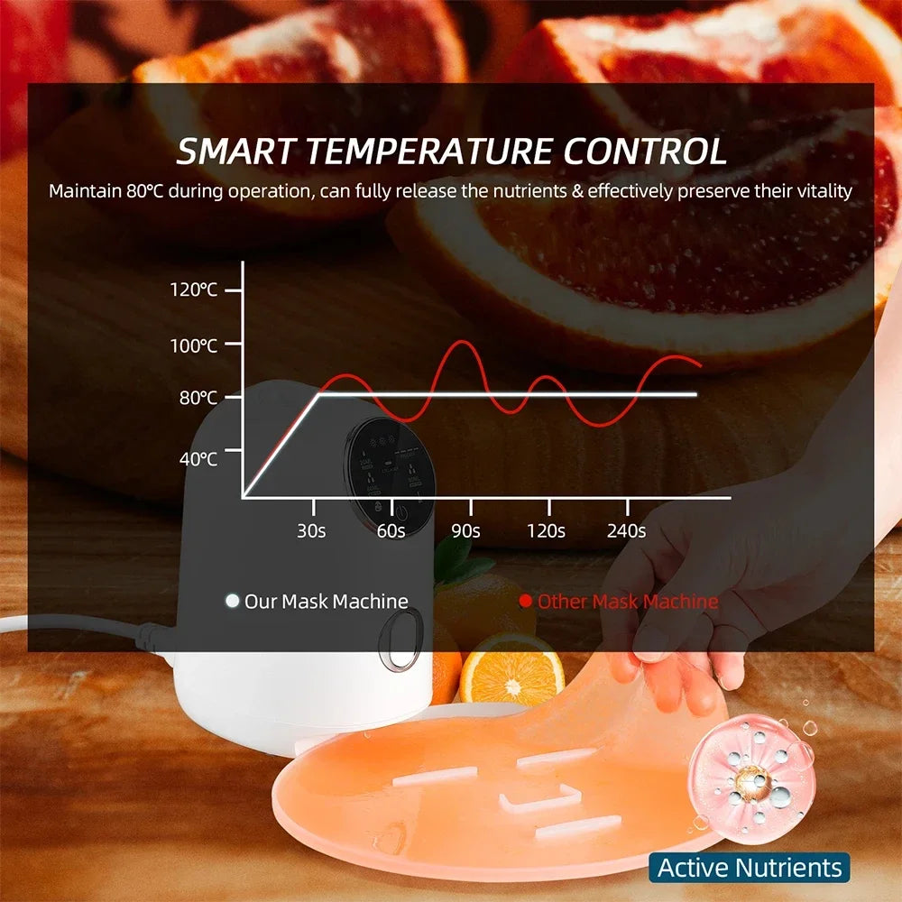 Face DIY Mask Machine Self-Make Natural Fruit DIY Vegetable Juice Collagen Maker Home Use Beauty Salon SPA Skin Care Mask Device