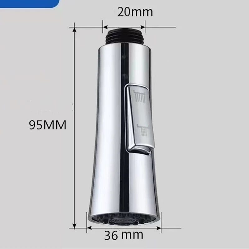 Kitchen Tap Pull Out Shower Head Water Spray Head Sprinkler Mixer Aerator Kitchen Water Saving Faucet Replacement Shower Head