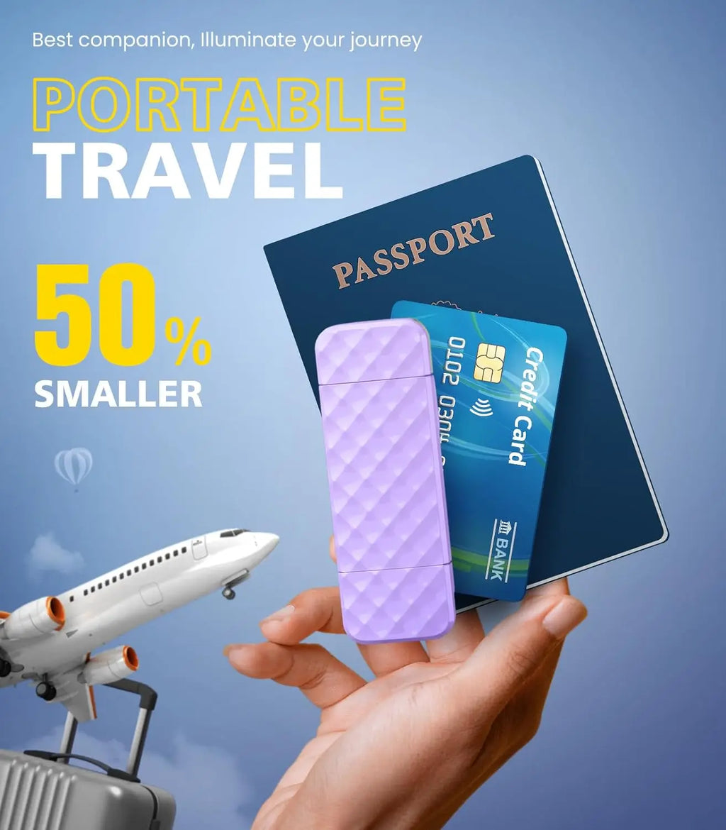 Lâmpada de Livro com Ajuste de Brilho