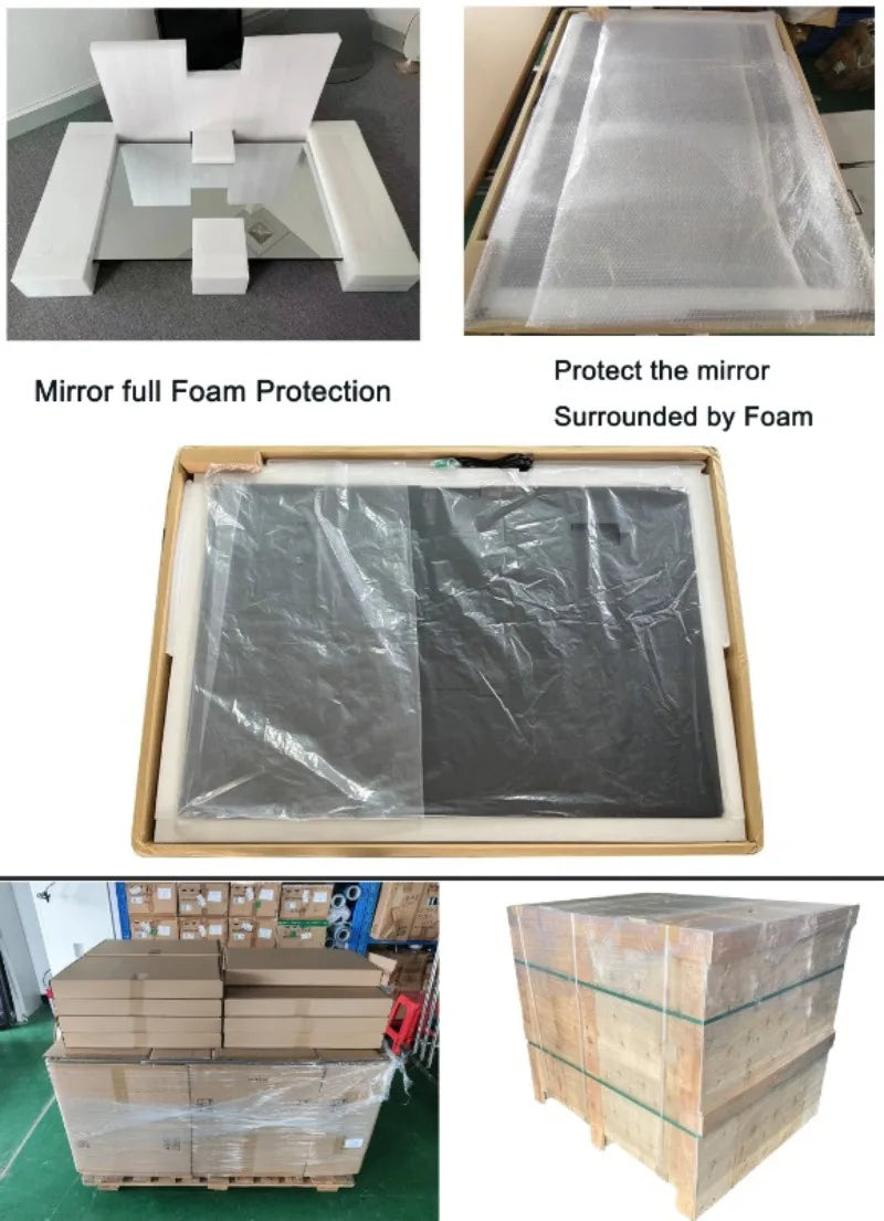 Customized Smart Magic Mirror Full Function Glass Smart Android Tv Mirror Smart Led Bathroom Mirror with Touch Screen Hotel