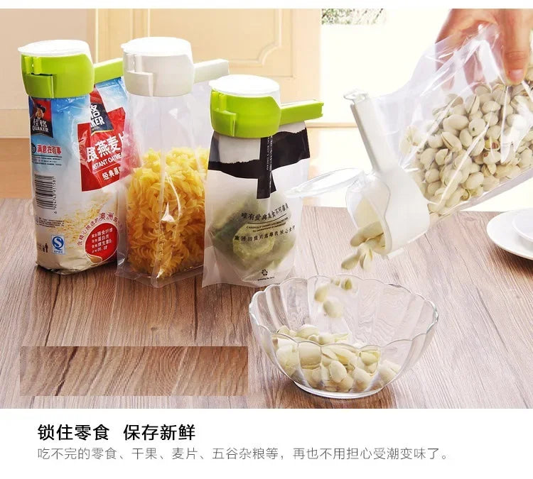 1PC Creative Food Preservation Sealing Clip Plastic Snack Storage Bag Clips Packing for Food Kitchen Accessories