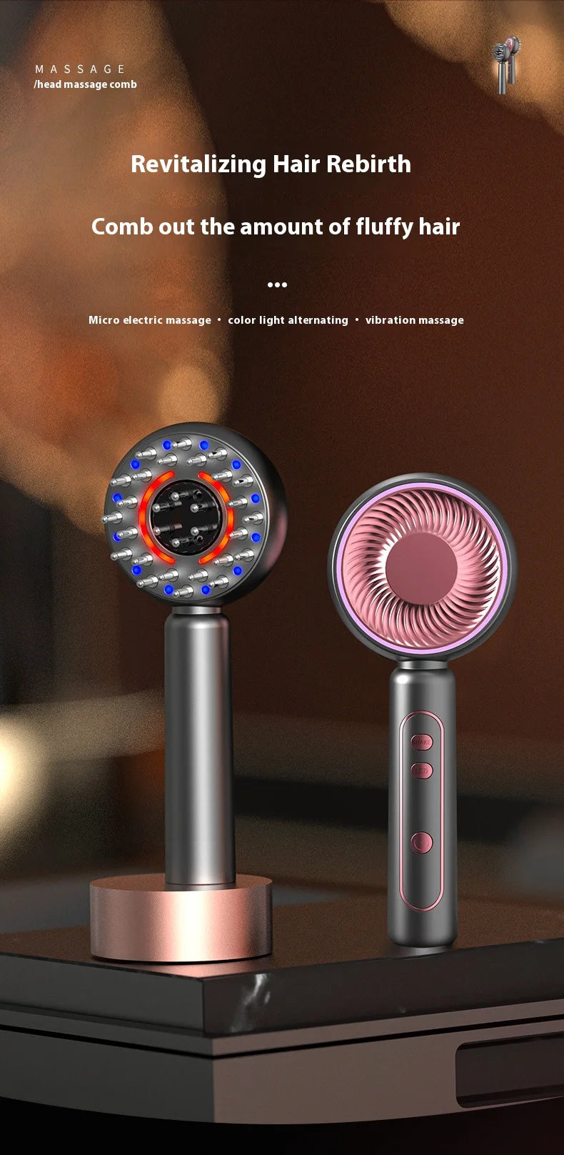 Massageador Capilar Portátil