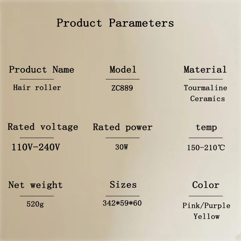 Automatic curling iron, 28 mm barrel, 4 temperature modes, negative ion generator, smart timer and sensor（U.S. Plugs）