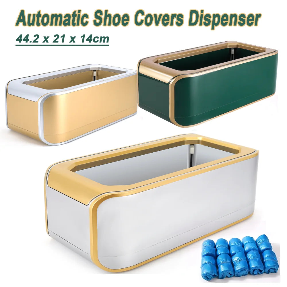 Automatic Shoe Covers Dispenser Shoe Cover Machine with Disposable Non Slip Covers Portable Shoe Covers Machine for Indoors Home