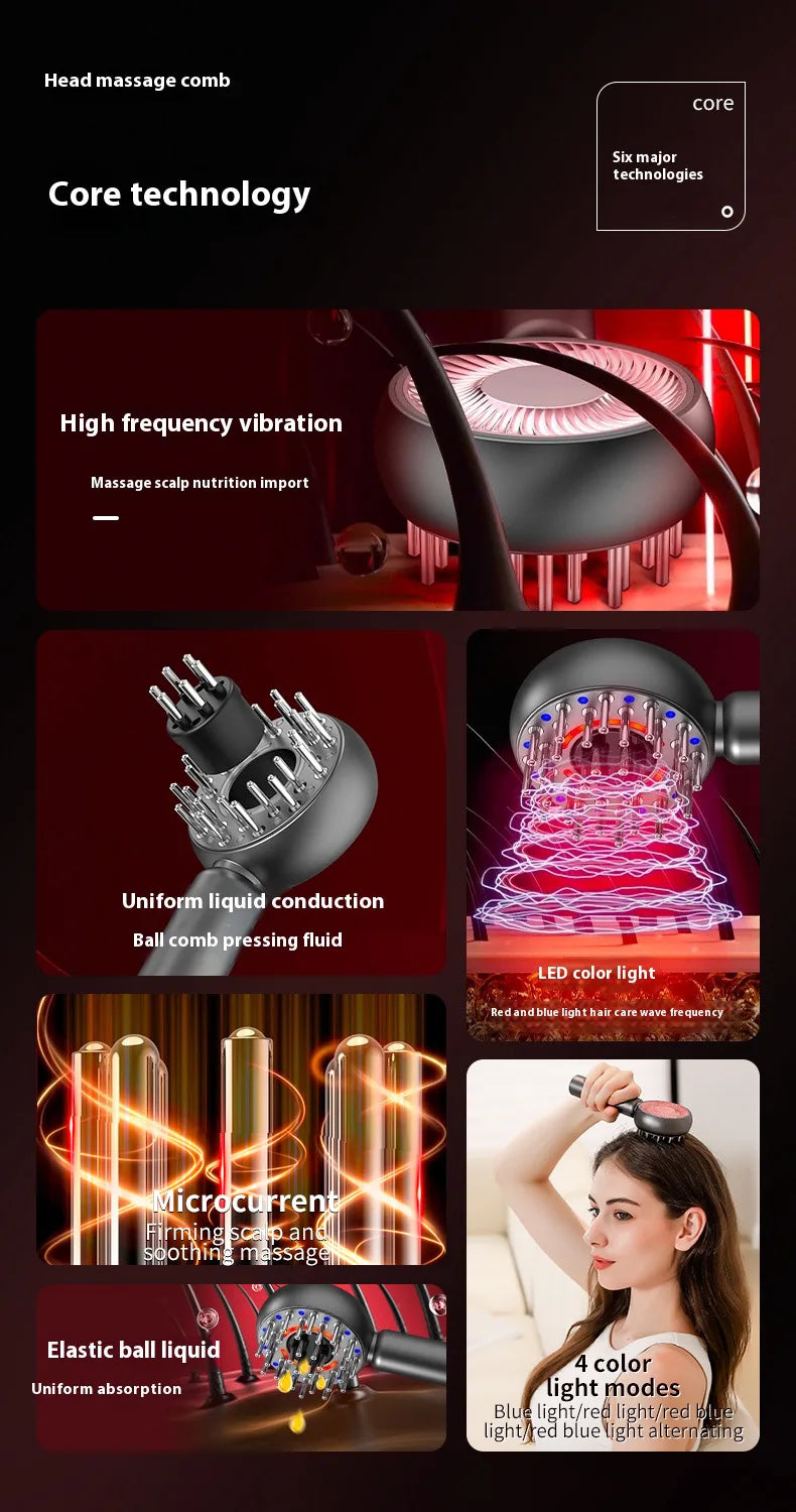 Massageador Capilar Portátil