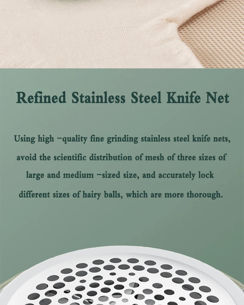 Electric Lint Remover For Clothing Hair Ball Trimmer Fuzz Clothes Sweater Carpet Fluff Spool Shaver USB Rechargeable