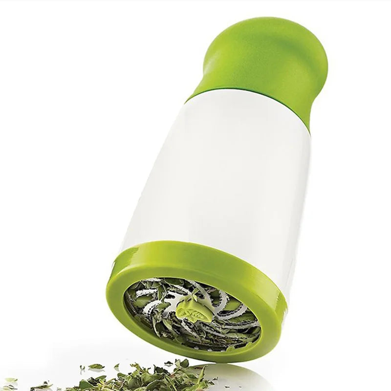 Manual Herb Grinder Vegetable Chopper for Coriander Cilantro Parsley - Kitchen Tool Gadget Spice Mill for Chili And Other Herbs