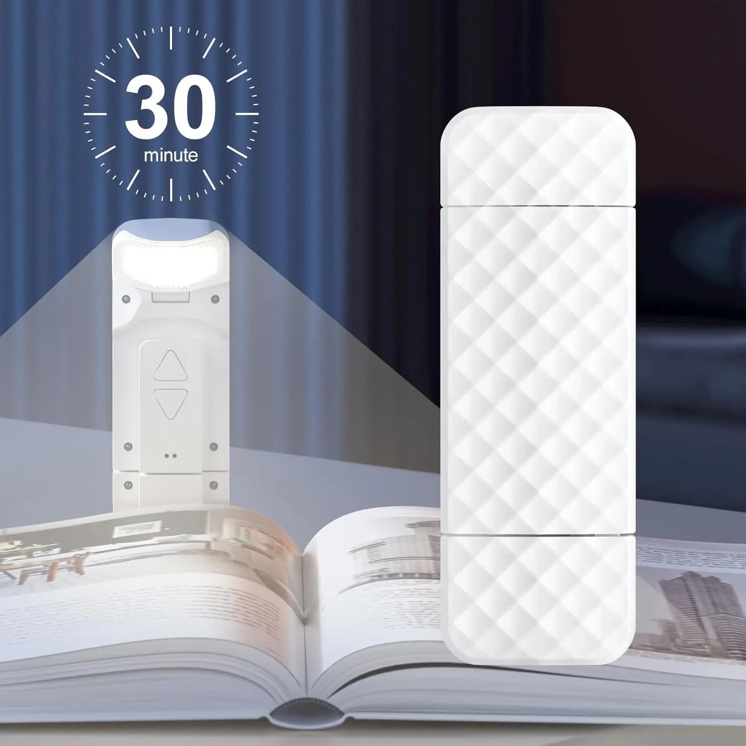 Lâmpada de Livro com Ajuste de Brilho