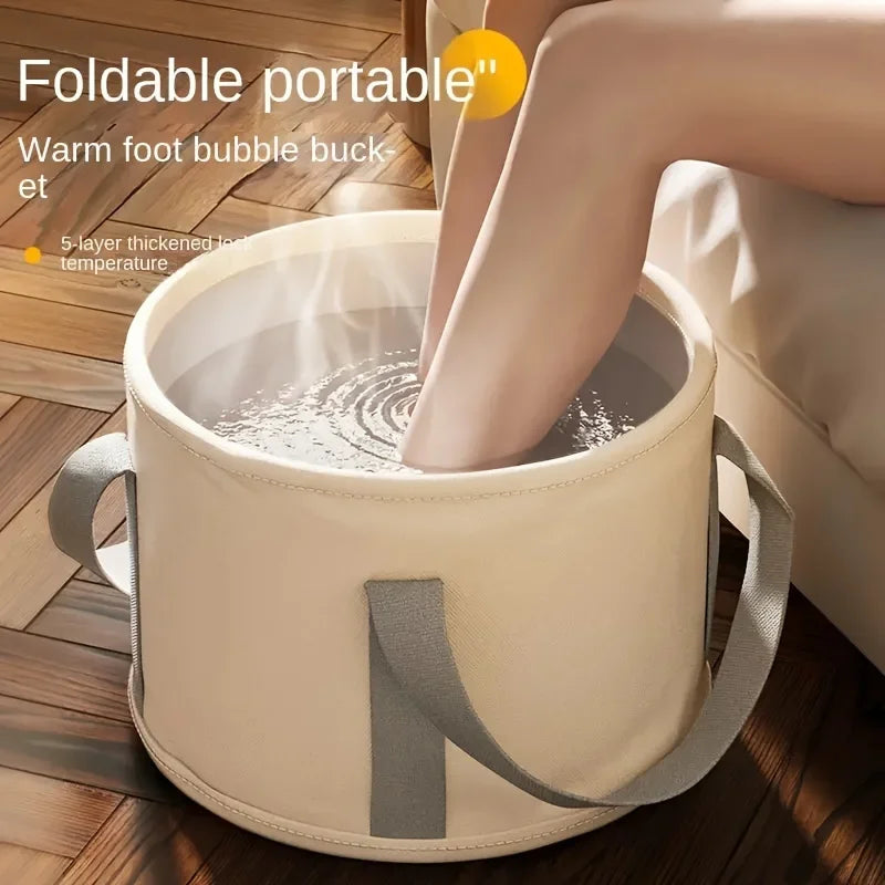 Foot Bath Tub Equipped With Advanced Temperature Control Massage Function Creating Your Exclusive Relaxing Home Spa Experience