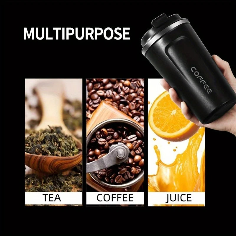 Thermos Coffee Mug 380/510ml 304 Stainless Steel Vacuum Cup Temperature Display Flask Thermal Tumbler Business Office Coffee Cup